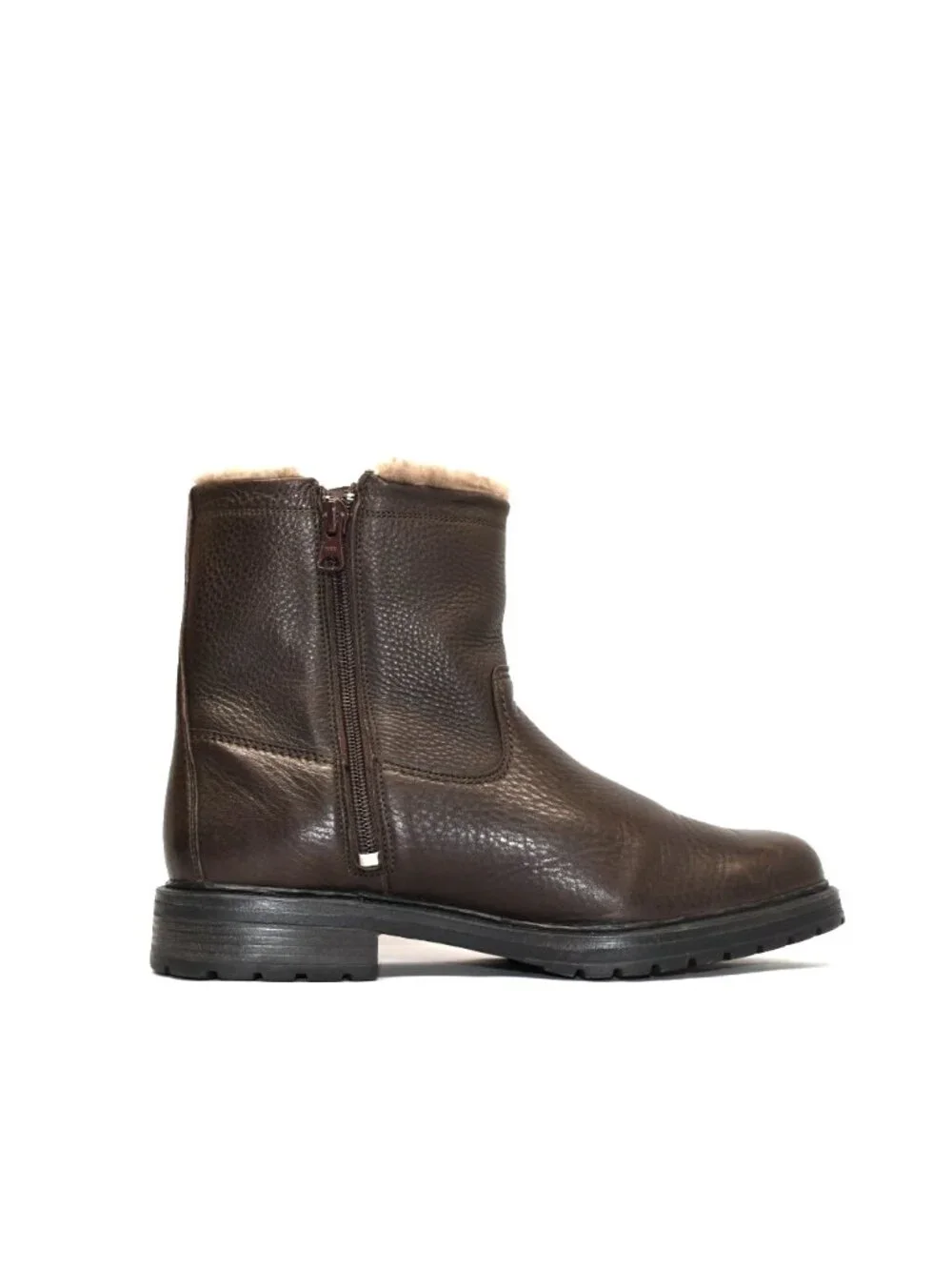 New! Mephisto Leonard Waterproof Genuine Shearling Lined Boot Brown 10 US DD538